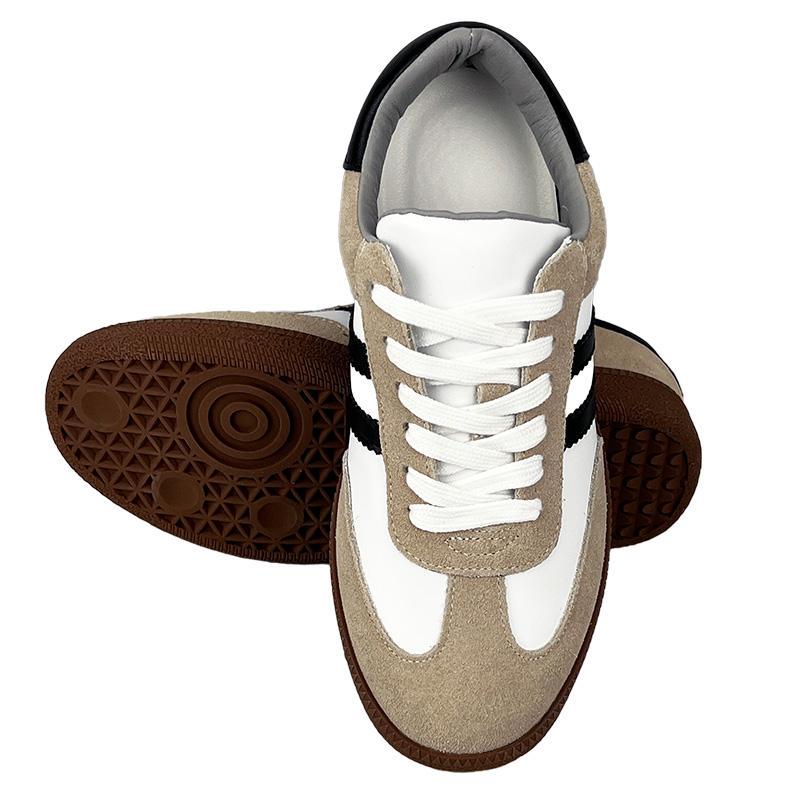 Кеды женские кожаные 8009-1 p. 36 23 см Бежевый - фото 1 Кеды женские кожаные 8009-1 p. 36 23 см Бежевый - фото 1