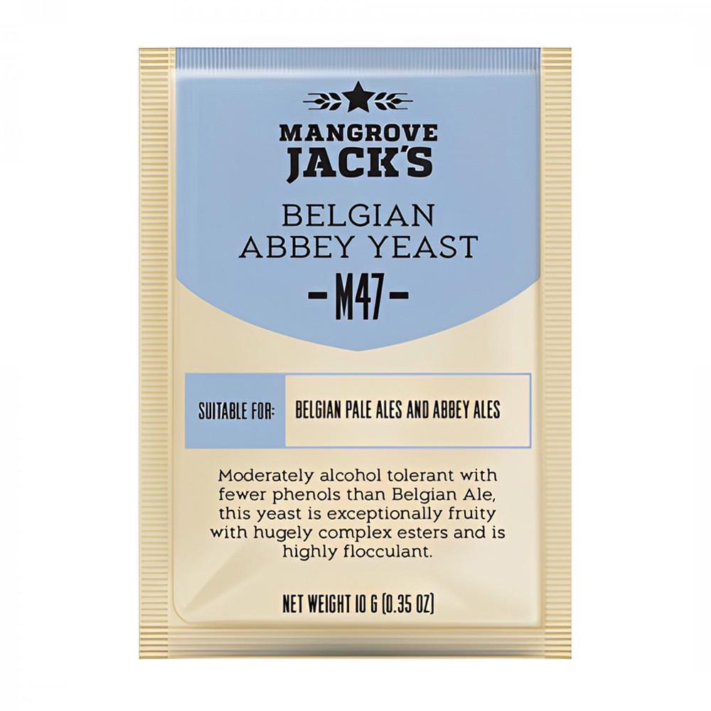 Дрожжи пивные Mangrove Jack's M47 Belgian Abbey 10 г (1280)
