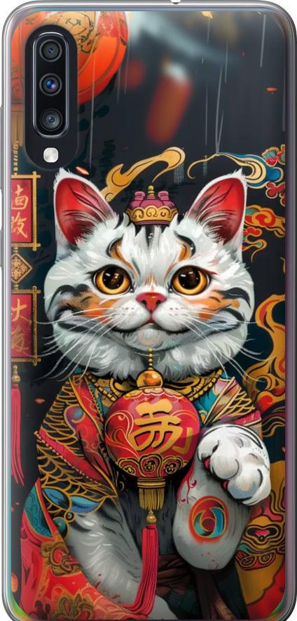 Чехол на Samsung Galaxy A70 2019 A705F China Cat v2 (6135t-1675-42517)
