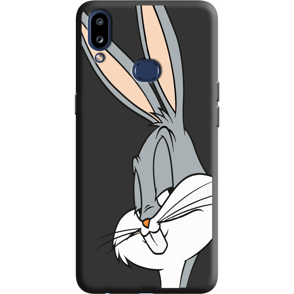 Чехол Boxface Samsung A107 Galaxy A10s Lucky Rabbit Черный силикон (37944-bk81-38151)