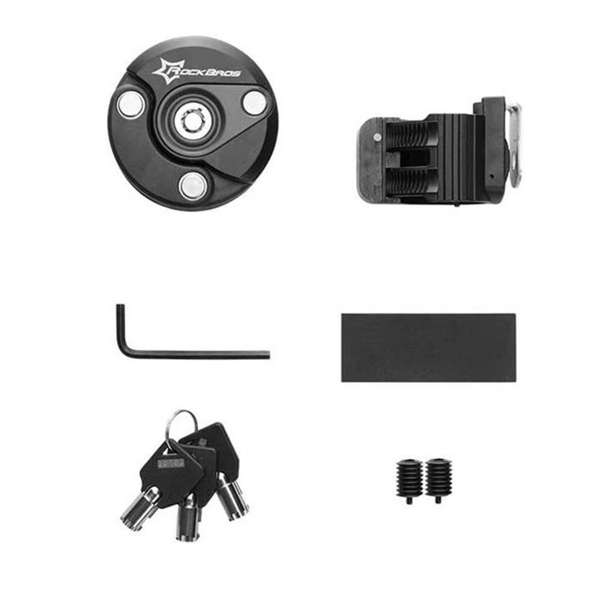 Замок велосипедный Rockbros WL798 65 см Черный (RB-WD798-2410) - фото 12 Замок велосипедный Rockbros WL798 65 см Черный (RB-WD798-2410) - фото 12