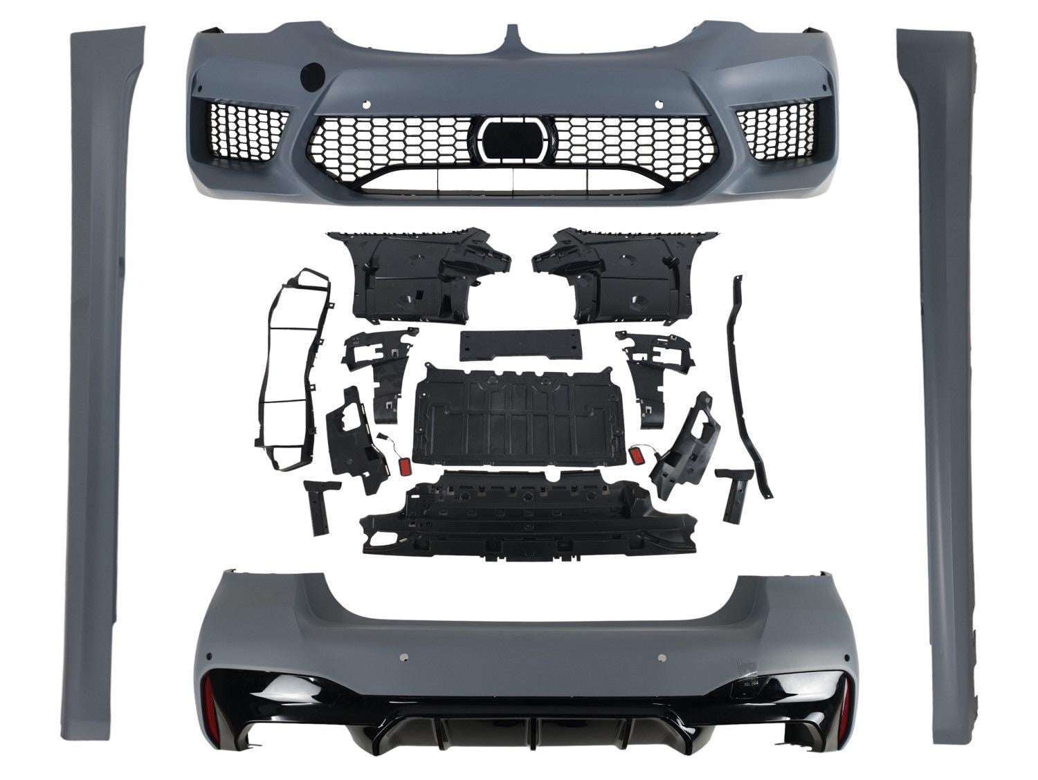 Комплект обвесов GBT M5 F90 для 2017-2020 для BMW 5 серия G30/G31 2017-2023 гг. алюминий/пластик под покраску (182234) Комплект обвесов GBT M5 F90 для 2017-2020 для BMW 5 серия G30/G31 2017-2023 гг. алюминий/пластик под покраску (182234)