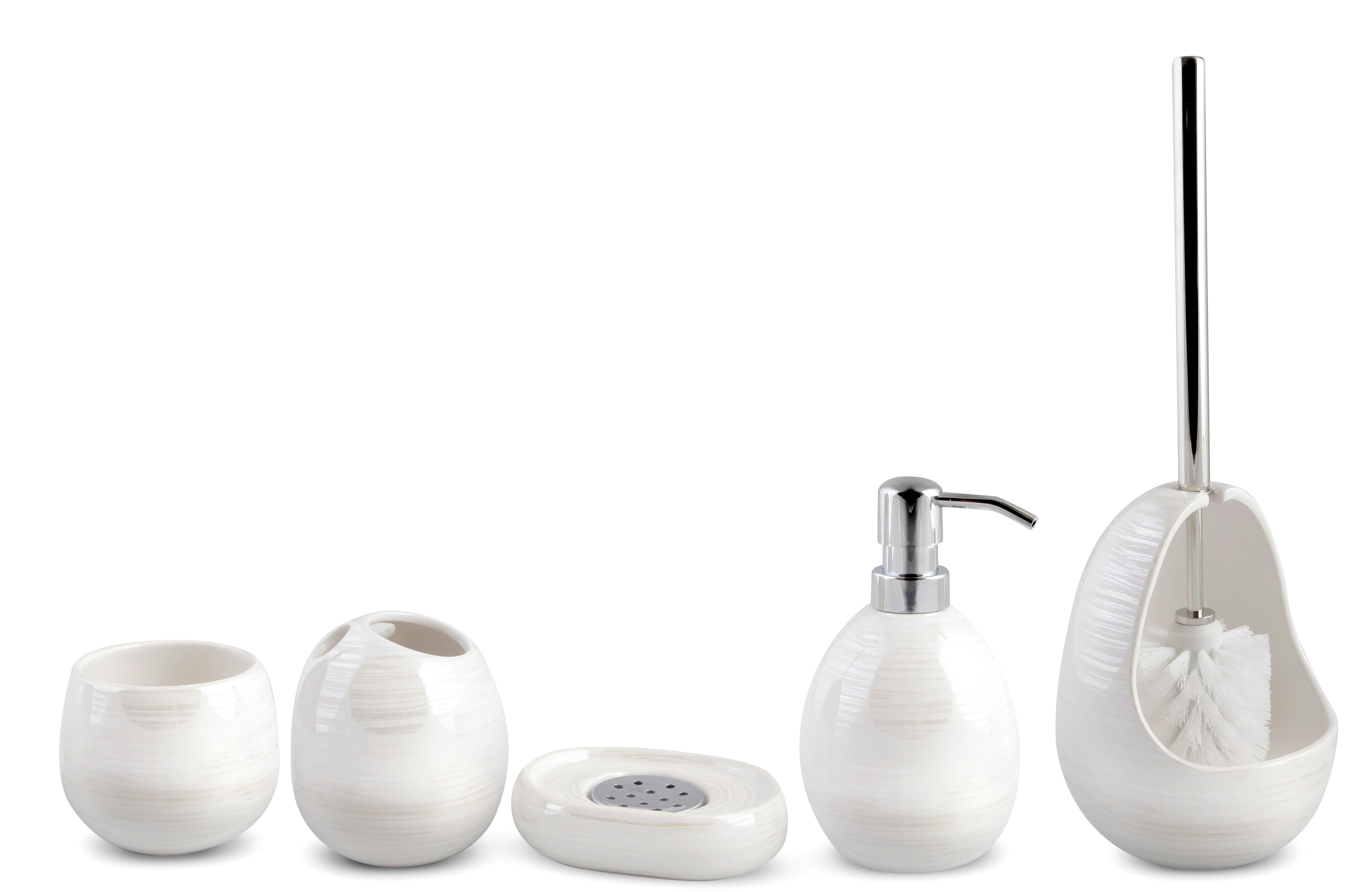 Стакан для зубных щеток AWD interior Perla 11x9x9 см керамика (AWD02190991) - фото 2 Стакан для зубных щеток AWD interior Perla 11x9x9 см керамика (AWD02190991) - фото 2