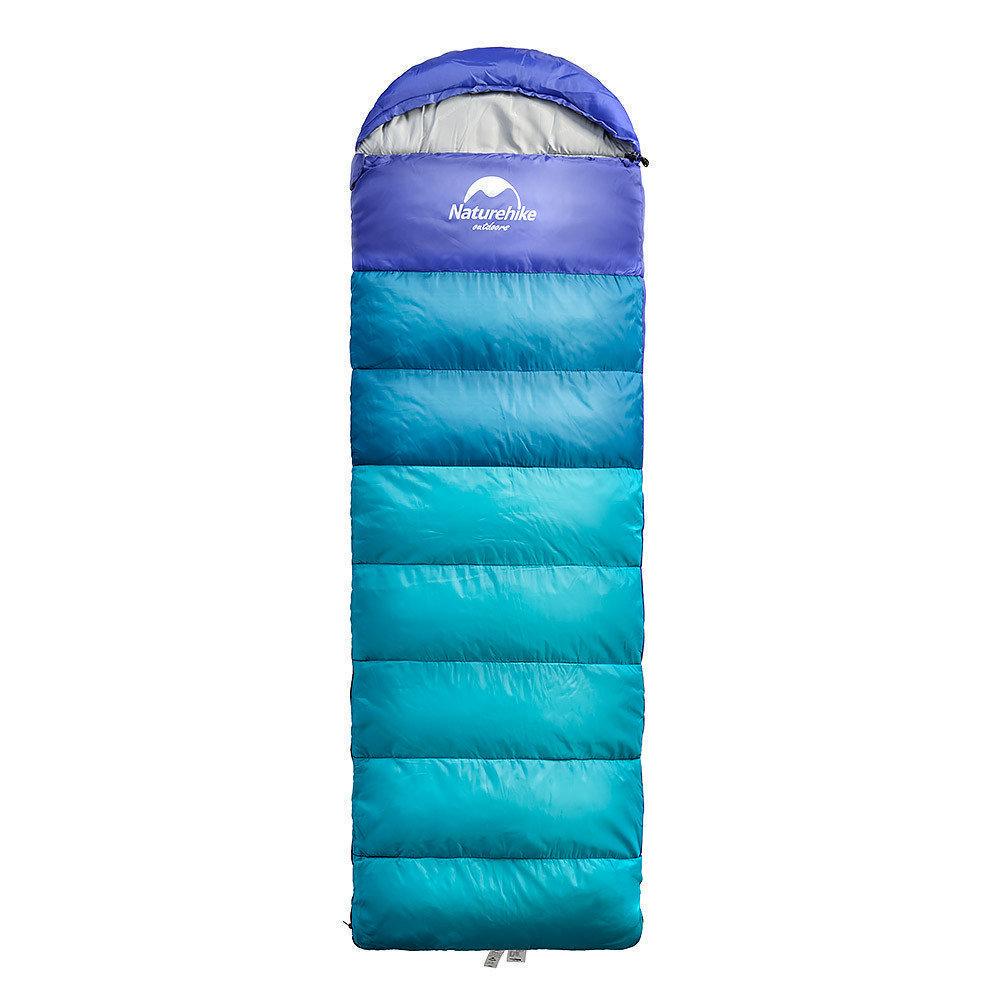 Спальный мешок Naturehike с капюшоном U150 NH17S010-D Blue