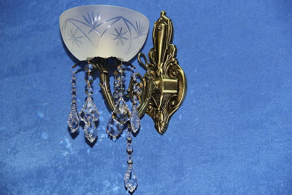 Бра з плафонами Ray B99061/1 AB+WT (IR005171)