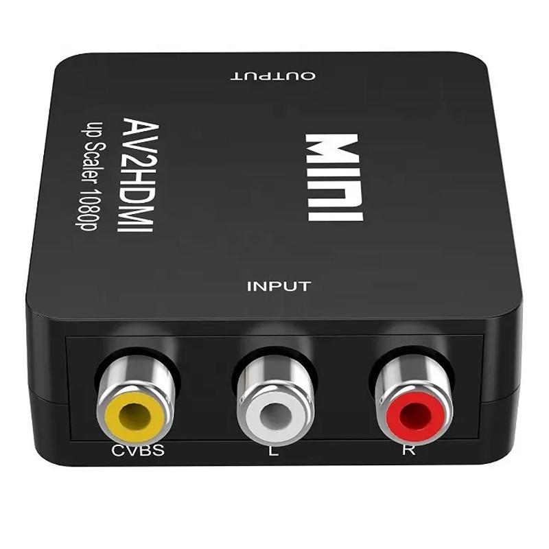 Конвертер відео та аудіо сигналу активний U&P Mini RCA-HDMI 1080P Black (SWE-AV2HDMI-BK) - фото 4