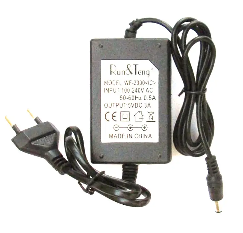 Блок питания розеточный в пластиковом корпусе 5V 3A (25604907)