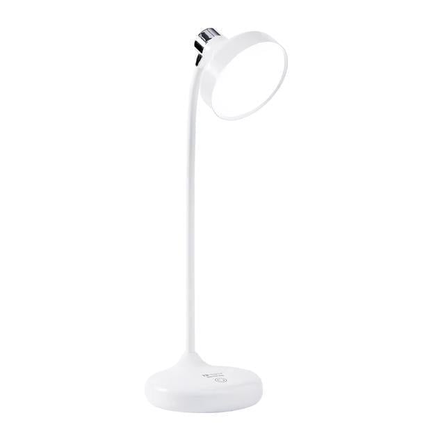 Настільна LED-лампа акумуляторна Valeso з вимикачем 3000/4000/6000K IP20 5W Білий (V-1978)