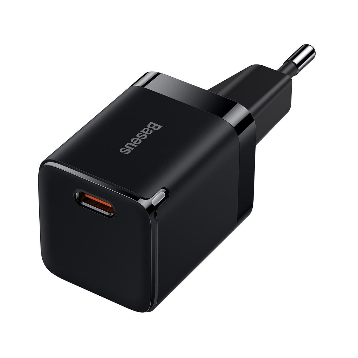 Зарядний пристрій мережевий BASEUS GaN3 Fast Charger 1C на 30W Black (CCGN010101)