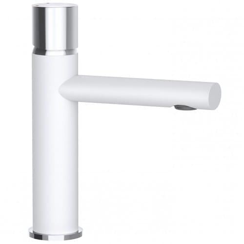 Змішувач для раковини Rubineta Etna 18 одновентильний Латунь/Білий матовий (ET80078) Змішувач для раковини Rubineta Etna 18 одновентильний Латунь/Білий матовий (ET80078)