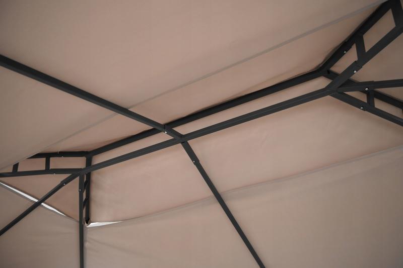 Павильон садовый GardenLine ORION 400х280 см Beige (62cc0a2a4bfbcd60ef77d5a4) - фото 5