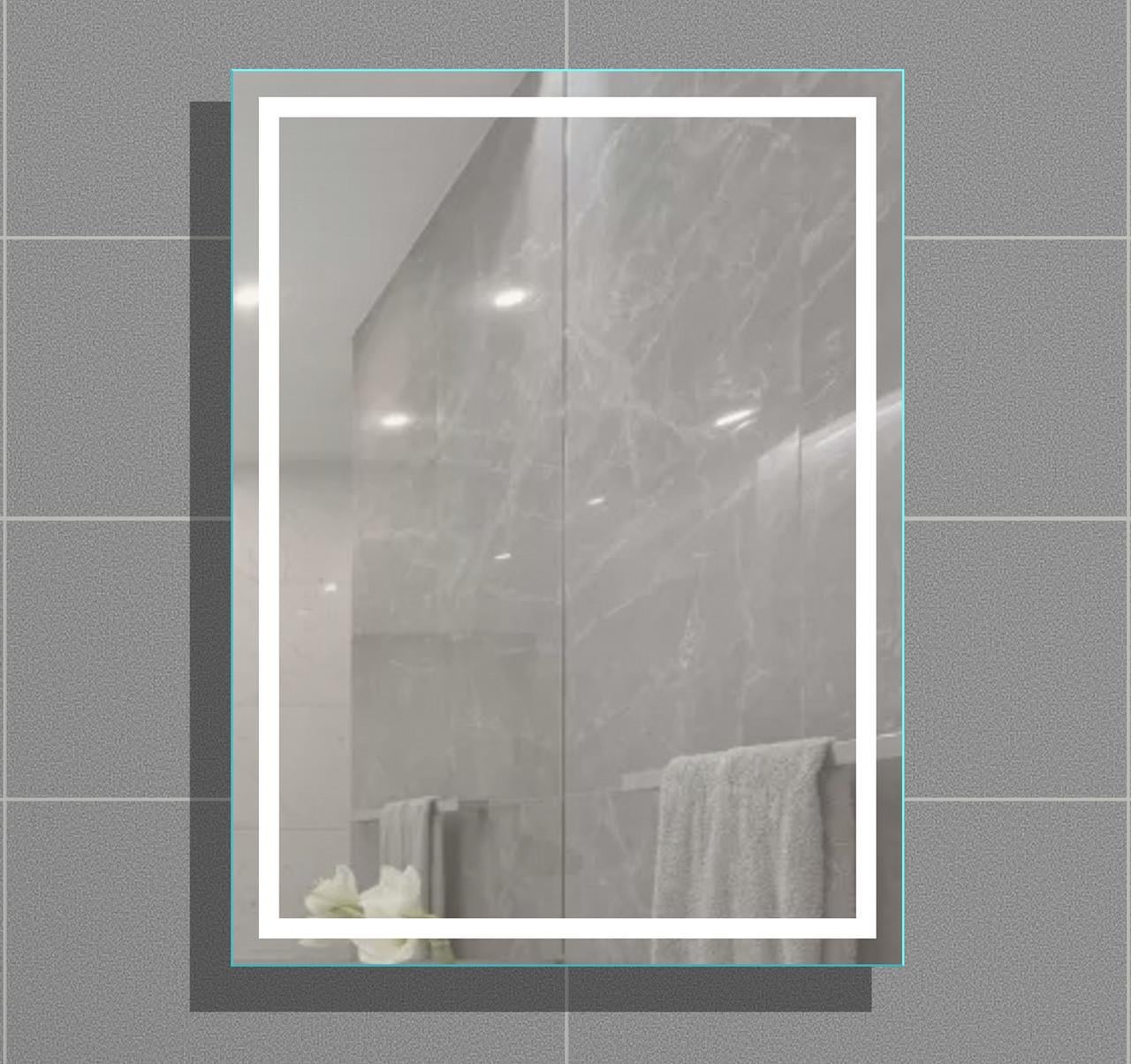 Зеркало для ванной комнаты AVT с LED подсветкой 600х800 мм (avt-С-13)