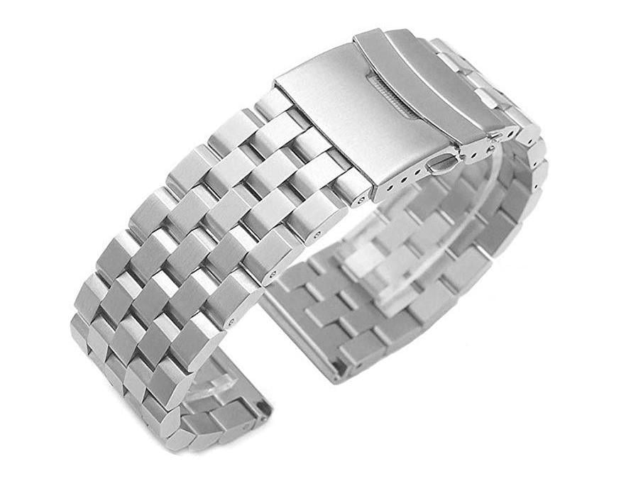 Ремешок стальной BeWatch для часов универсальный Серебристый (1024405) - фото 5