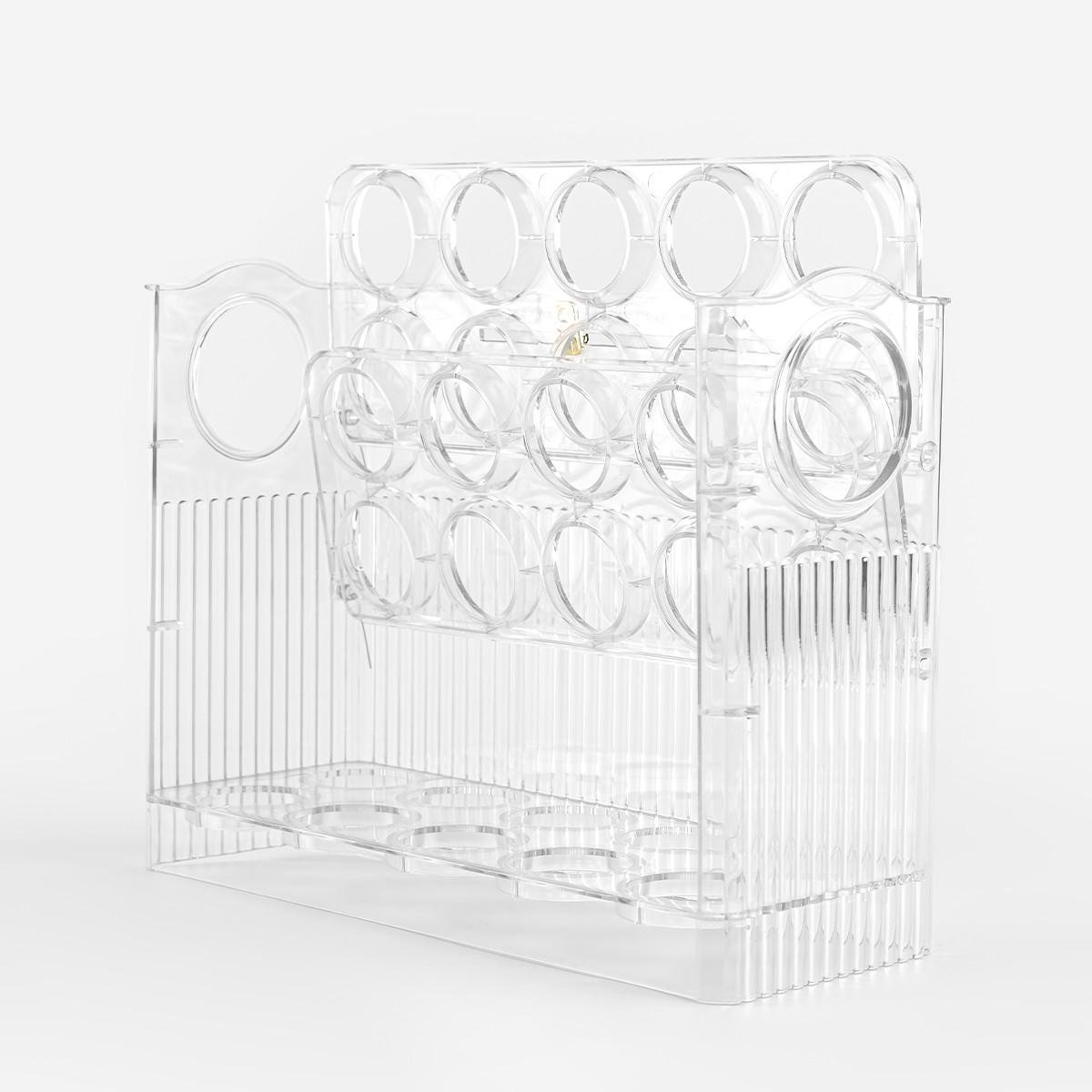 Контейнер для хранения яиц 30 шт. Прозрачный/Белый (5823) Контейнер для хранения яиц 30 шт. Прозрачный/Белый (5823)