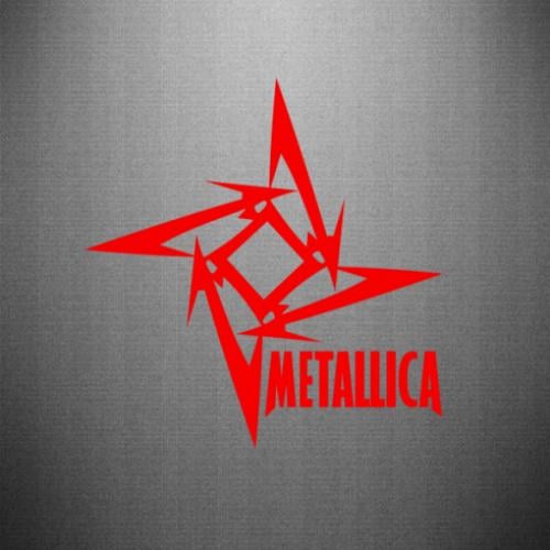 Наклейка Metallica 43,5x45 см Красный (21562868) Наклейка Metallica 43,5x45 см Красный (21562868)