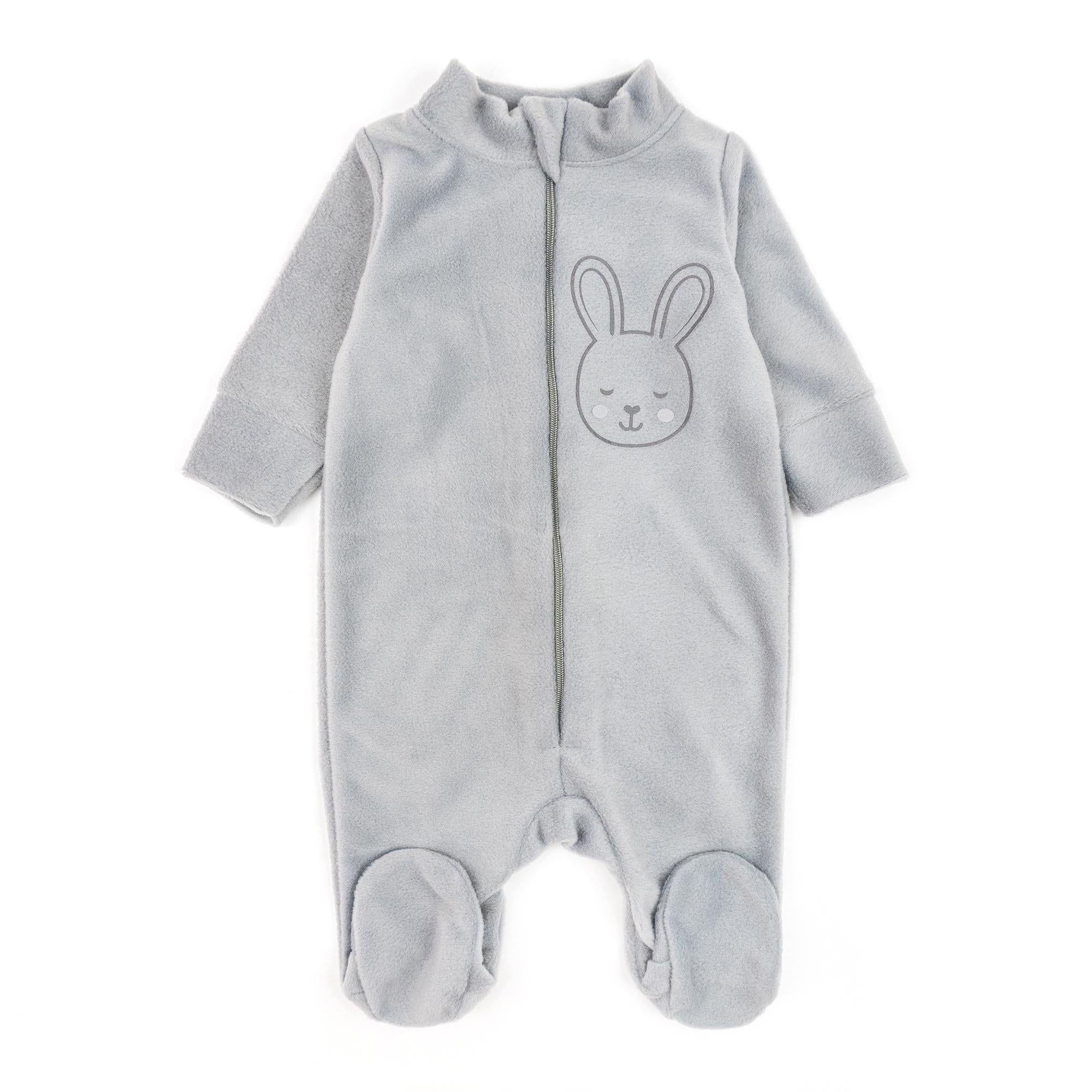 Теплый слип для младенцев Dexter's Cute bunny 800331 56 см Серый (717041349)
