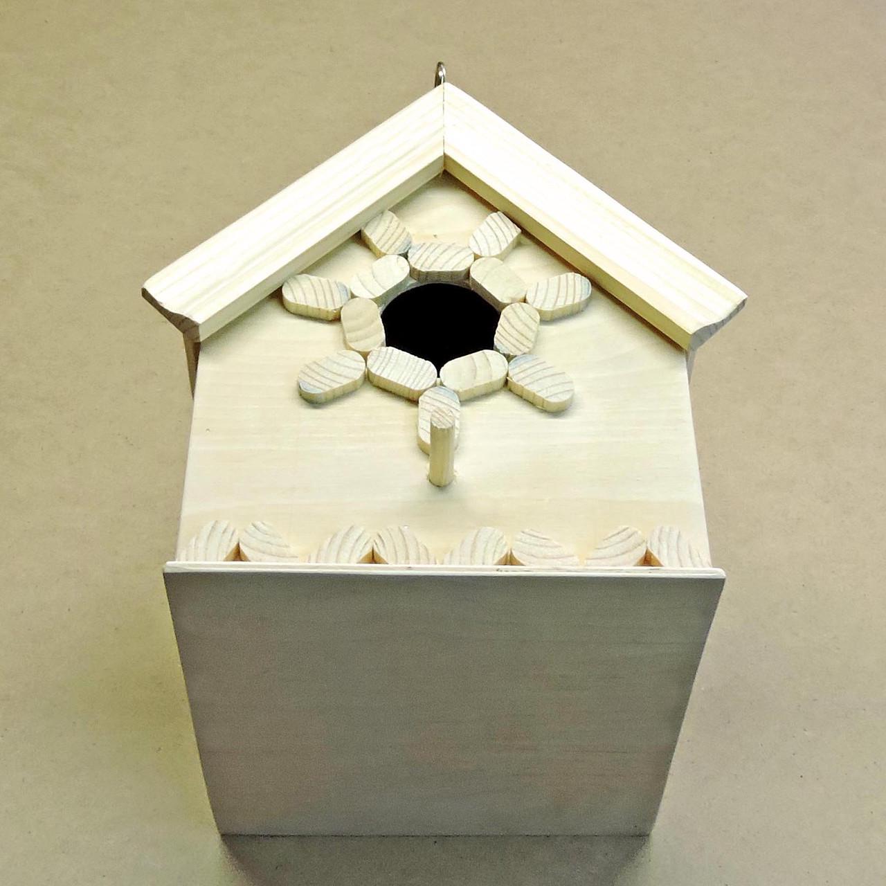 Шпаківня садова з дерева Щегол (СКВ-002000) - фото 4