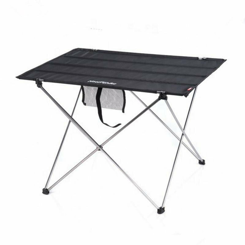Стіл розкладний Naturehike NH20JJ020,1680D Oxford/алюміній L Чорний