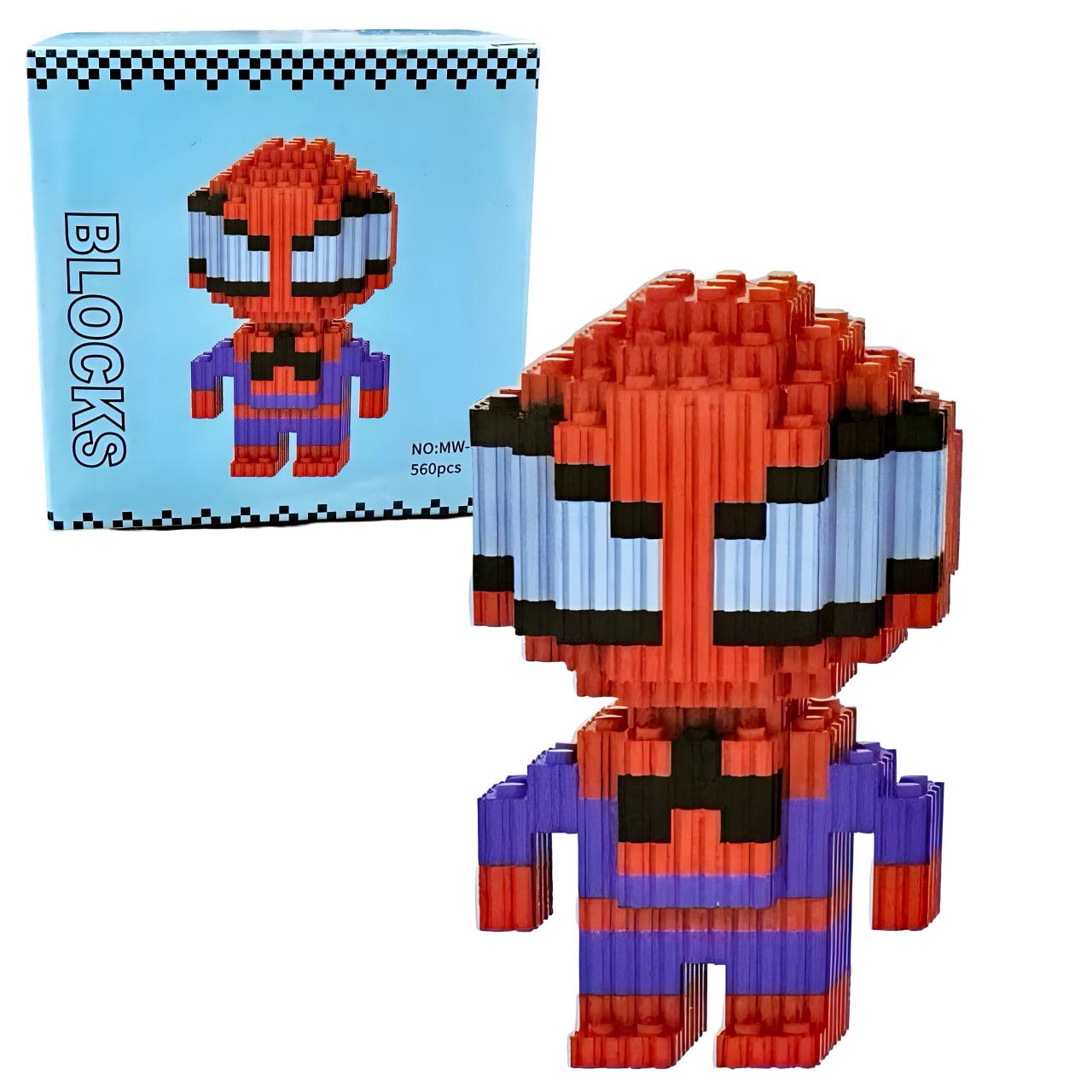 Конструктор Magic Blocks Человек-паук 560 деталей (MW-06)