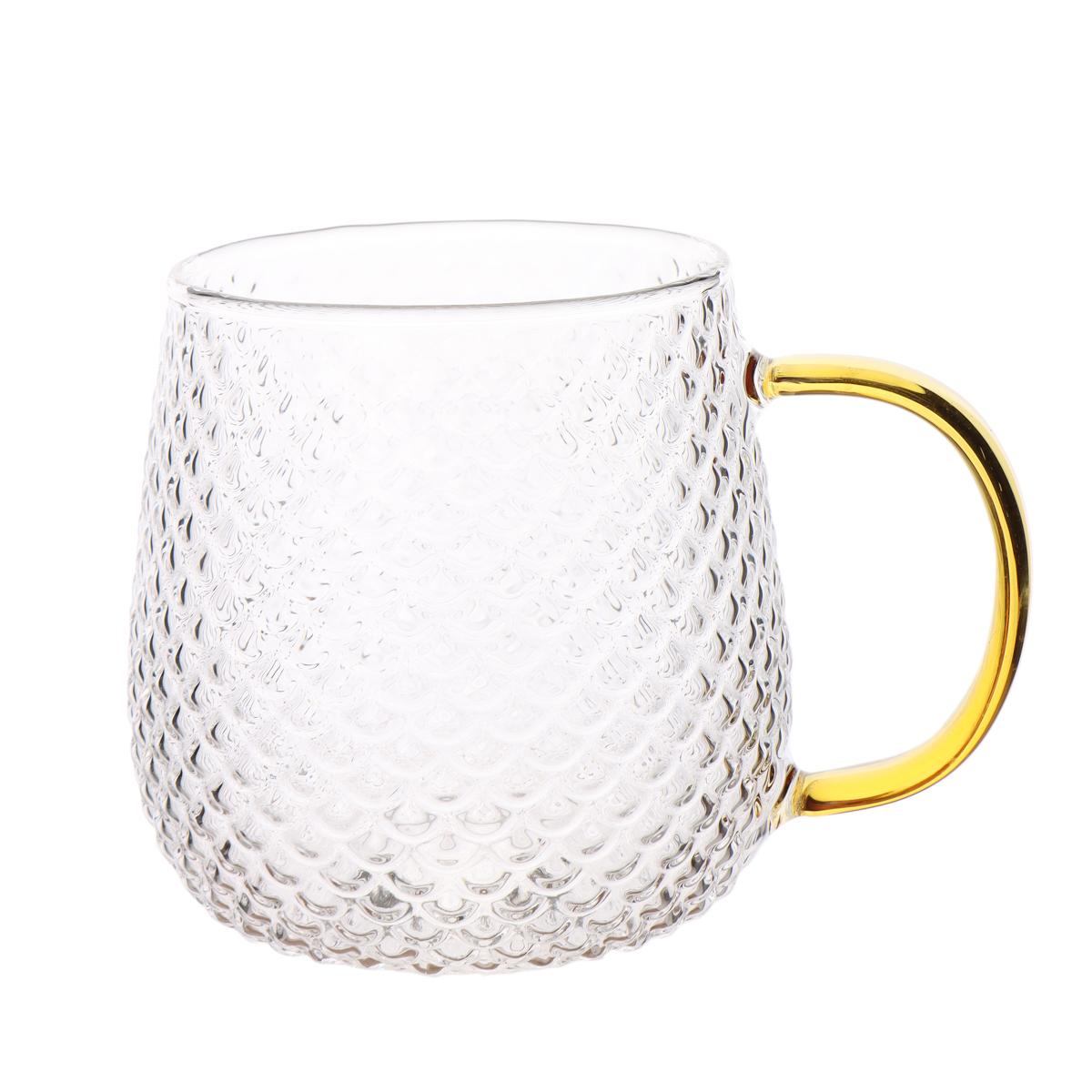 Чашка стеклянная Elisey Облака 420 мл (8919-007)