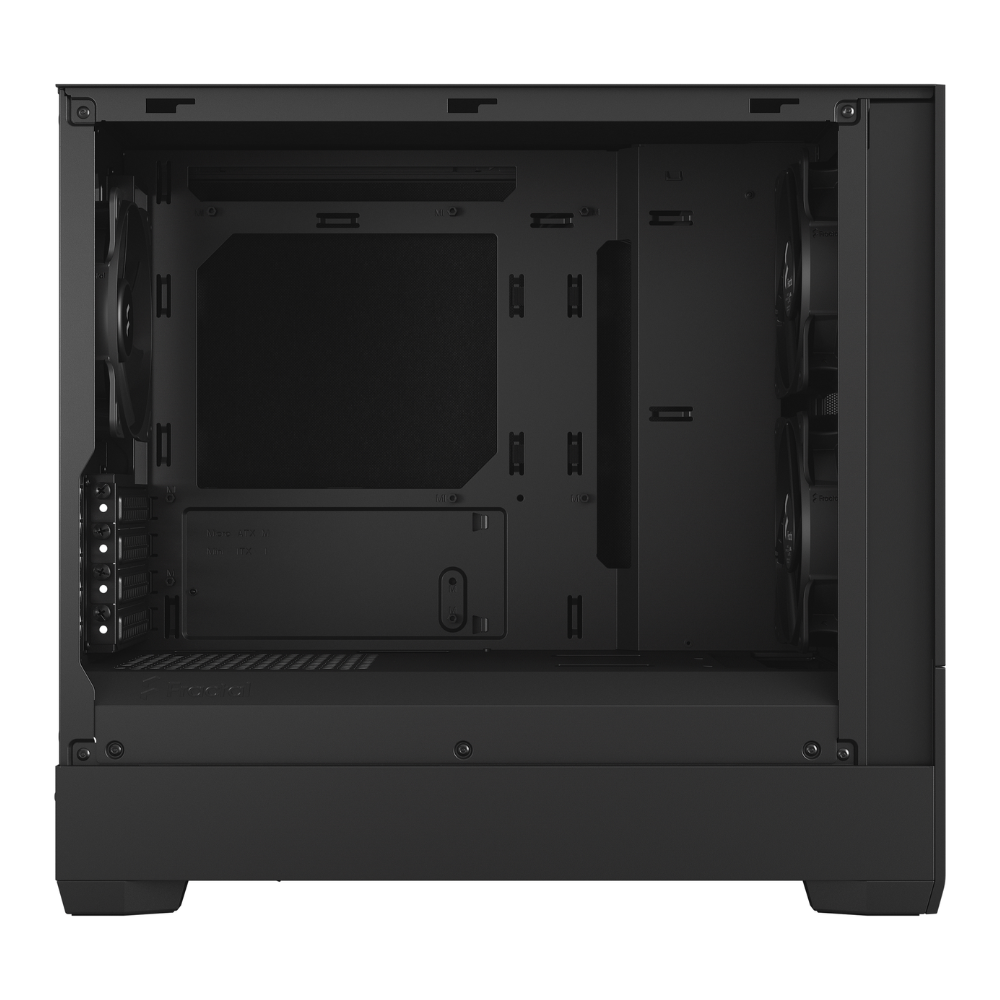 Корпус комп'ютерний micro ATX Fractal Design Pop Silent Black Solid без блоку живлення Чорний (561334) - фото 3