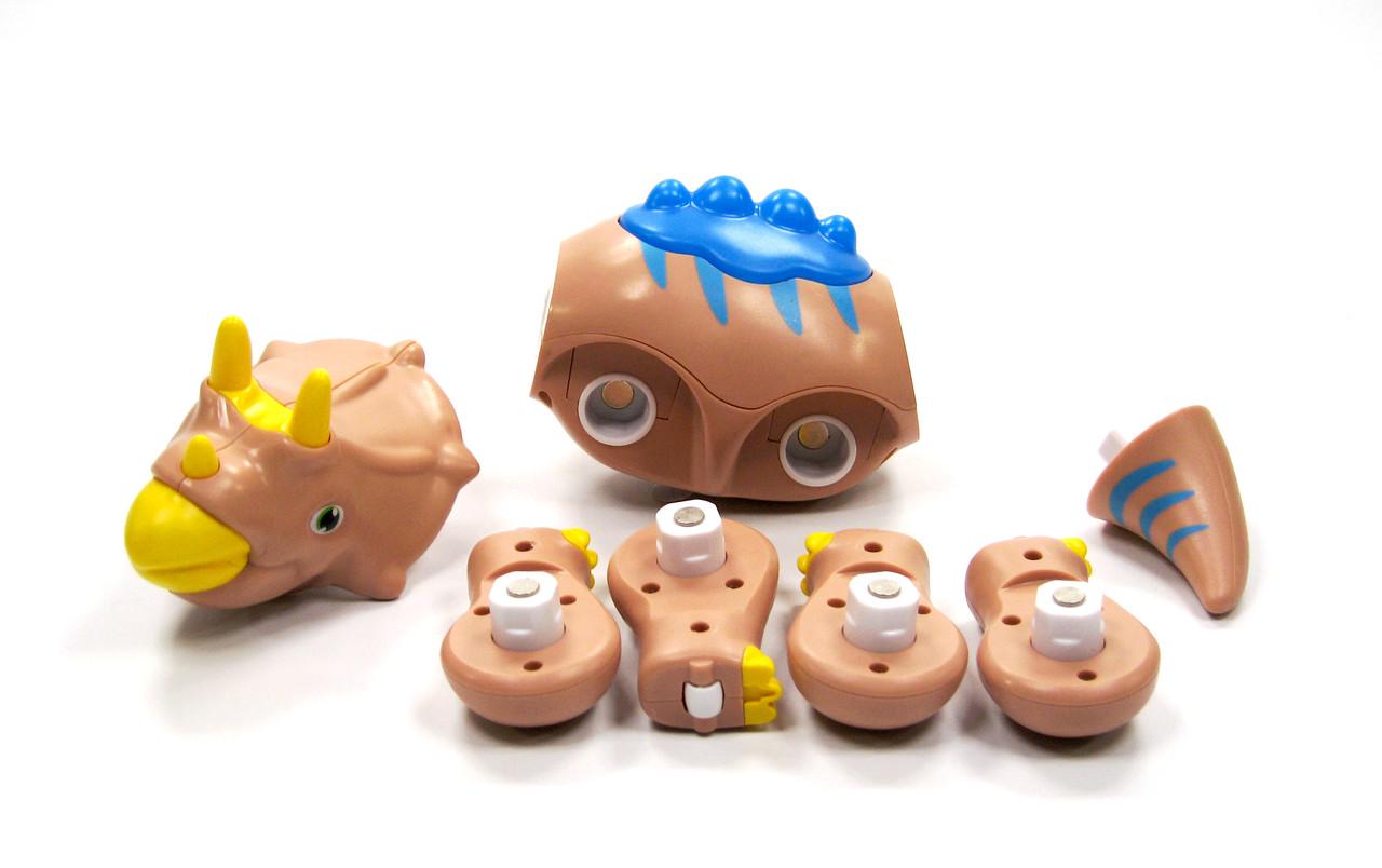 Конструктор магнитный 6601 Трицераптор (6601) - фото 7 Конструктор магнитный 6601 Трицераптор (6601) - фото 7