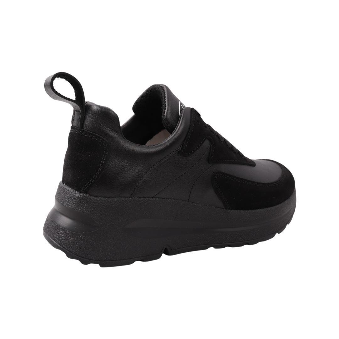 Кросівки жіночі Best Vak зі шкіри р. 38 Чорний (63-21/22DTS) - фото 4