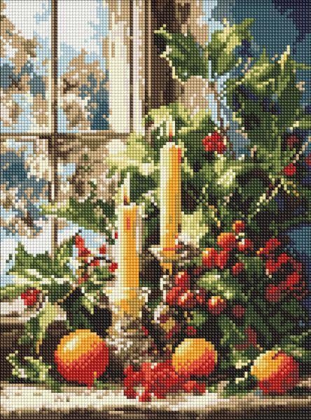 Алмазная мозаика Ideyka Очарование тихих моментов 30x40 см (Id-AMO20013)
