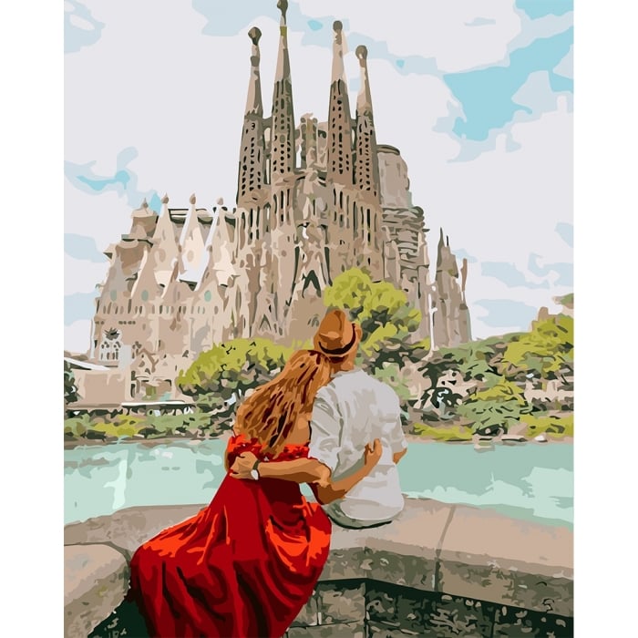 Картина по номерам Идейка Романтическая Испания КНО4689 40х50 см