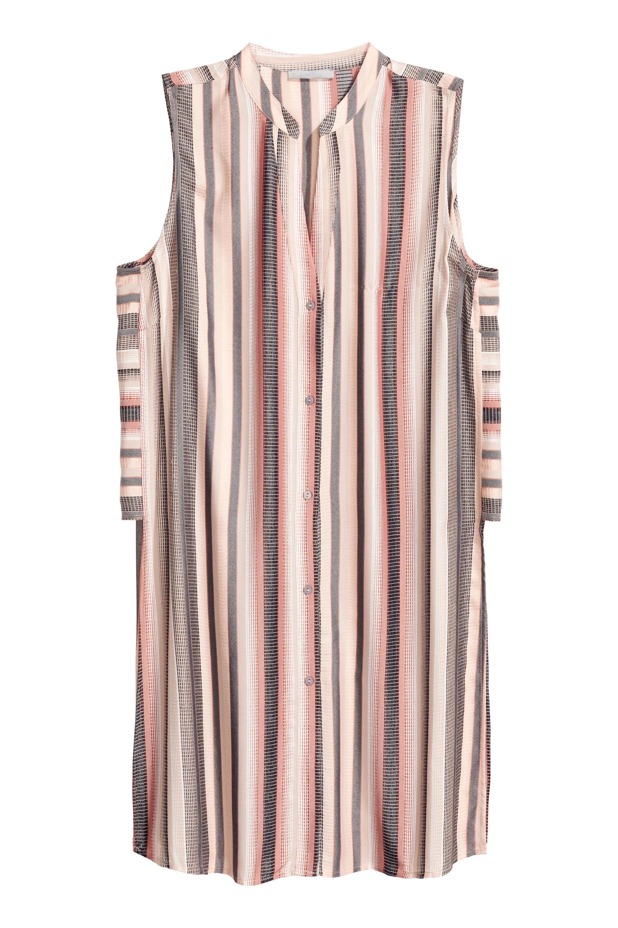 Туніка у смужку р. 34 Бежевий (12-4277004) - фото 2 Туніка у смужку р. 34 Бежевий (12-4277004) - фото 2