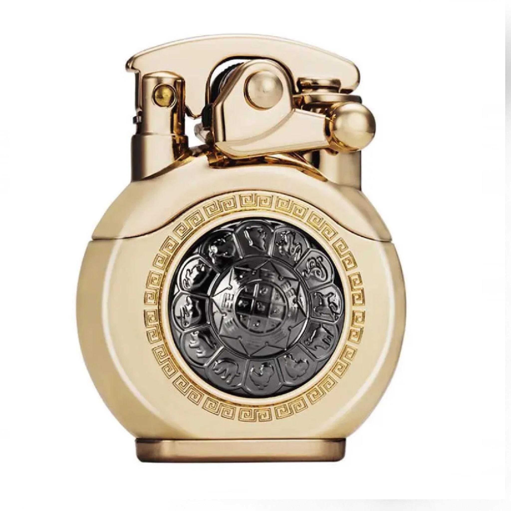 Зажигалка бензиновая Zorro Z620 Horoscope в подарочной упаковке Gold/Black (25739786)