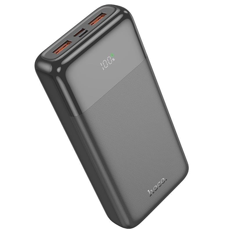 Повербанк Hoco J121A Fast 20000 mAh 22,5W 2USB/1Type-C с быстрой зарядкой QC3.0+PD3.0 Black (000552)