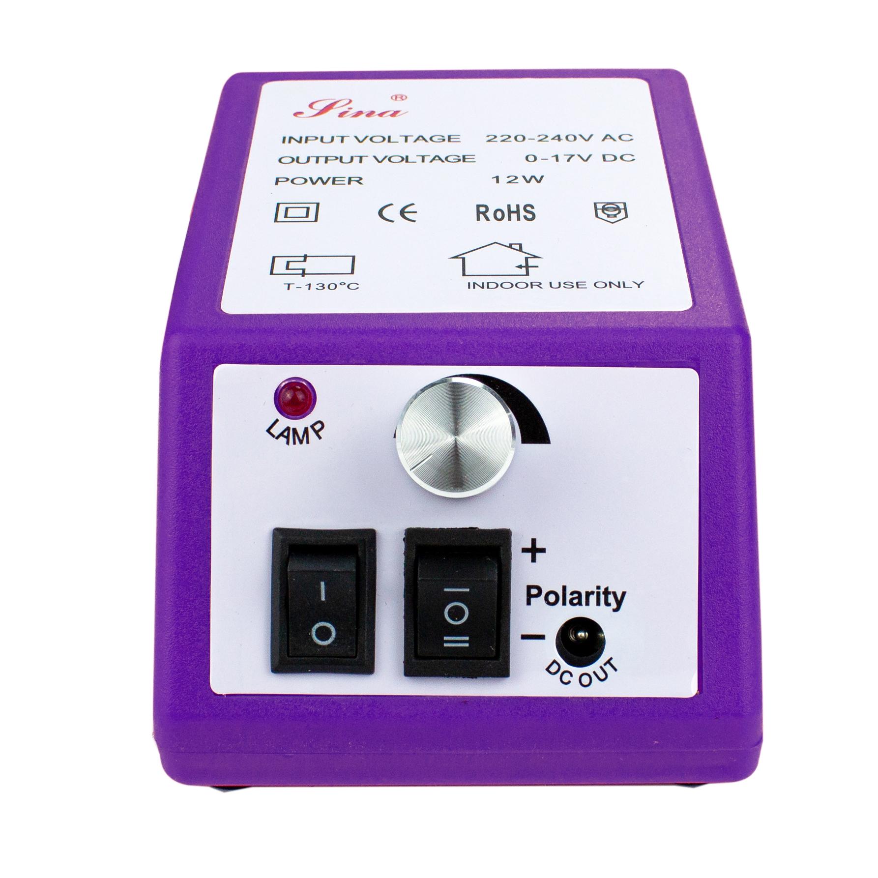 Фрезер для маникюра Lina Mercedes 12 W 20000 об/мин Фиолетовый (8579343) - фото 4