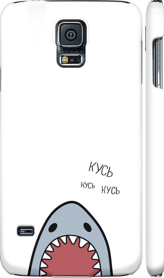Чехол на Samsung Galaxy S5 Duos SM G900FD Акула (4870m-62-42517)