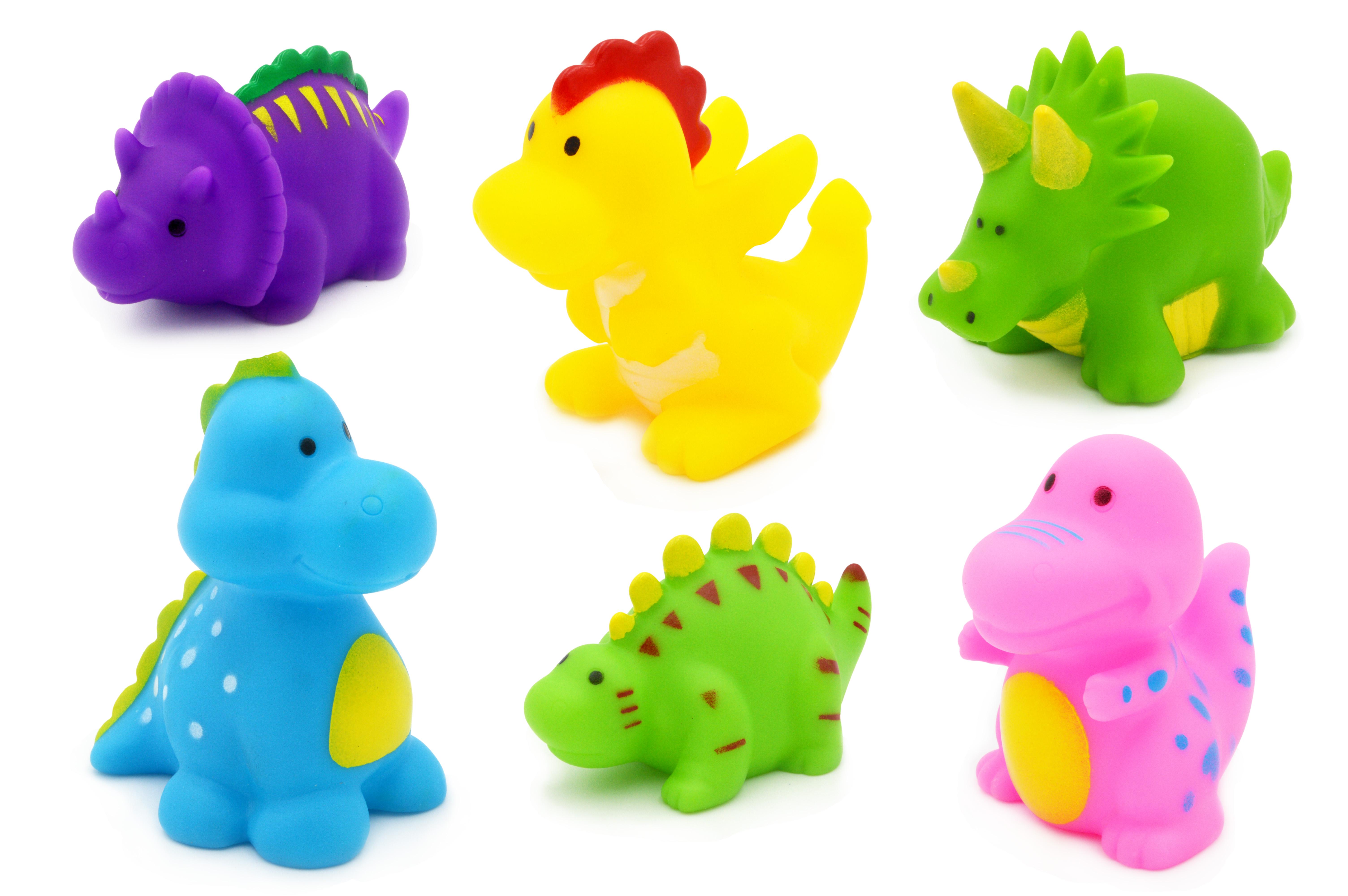 Пищалки Динозаврики 6 в 1