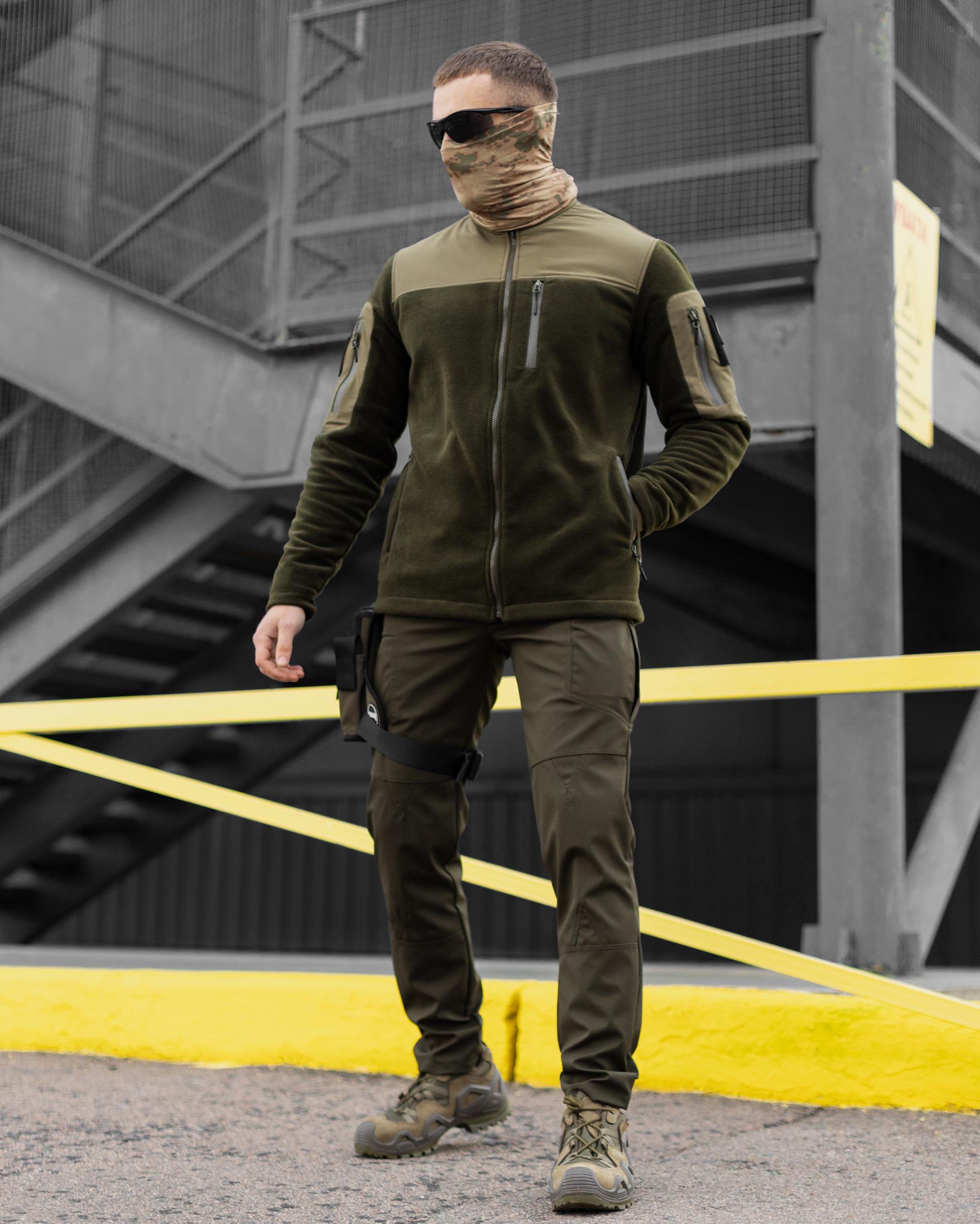 Комплект Bezet Кофта/Брюки М Хаки (6306.1-6274)