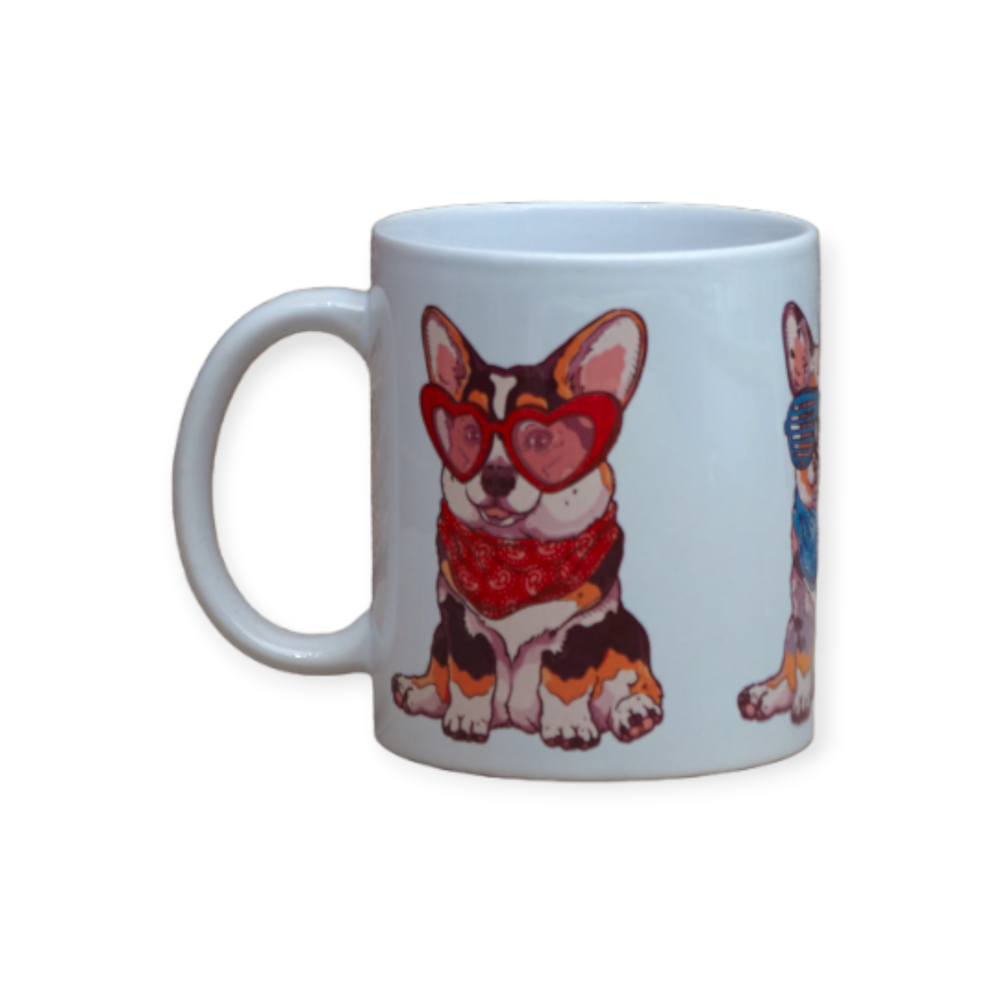 Чашка с принтом Корги трио 330 мл (01_K0433021105)