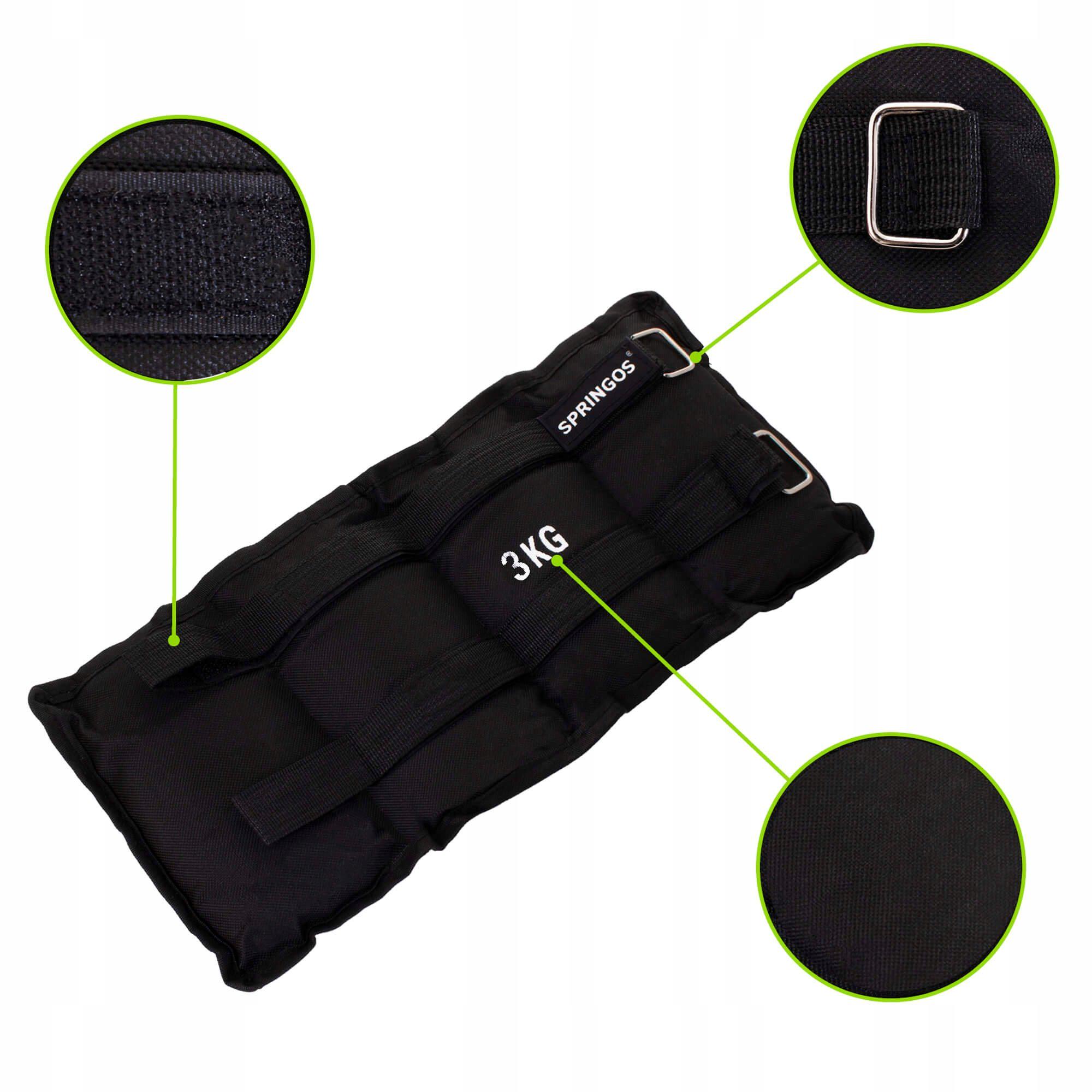 Утяжелители-манжеты для ног и рук Springos 2x3 кг (FA0008) - фото 9 Утяжелители-манжеты для ног и рук Springos 2x3 кг (FA0008) - фото 9