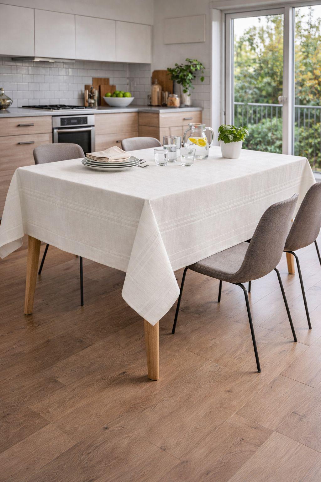 Скатертина 140х180 см Білий (TC303376238)