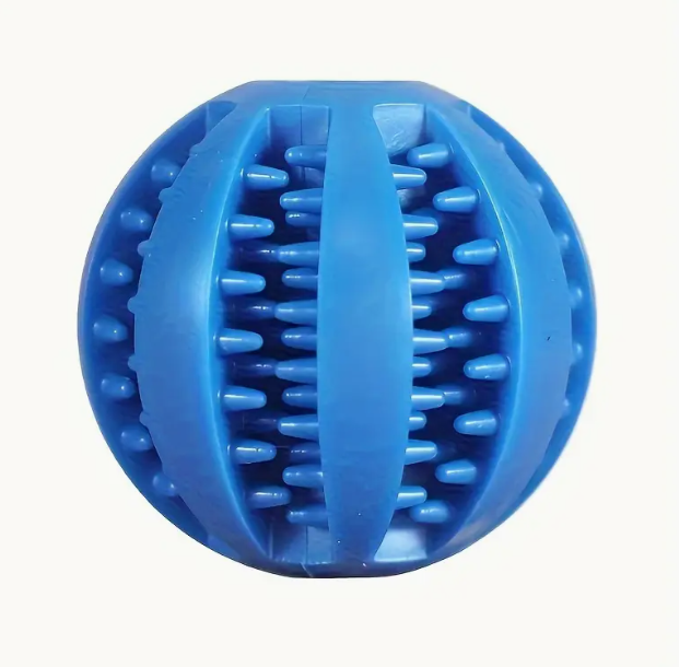 Іграшка-м'яч для собак інтерактивна/жувальна/дозатор ласощів і чищення зубів (2006)