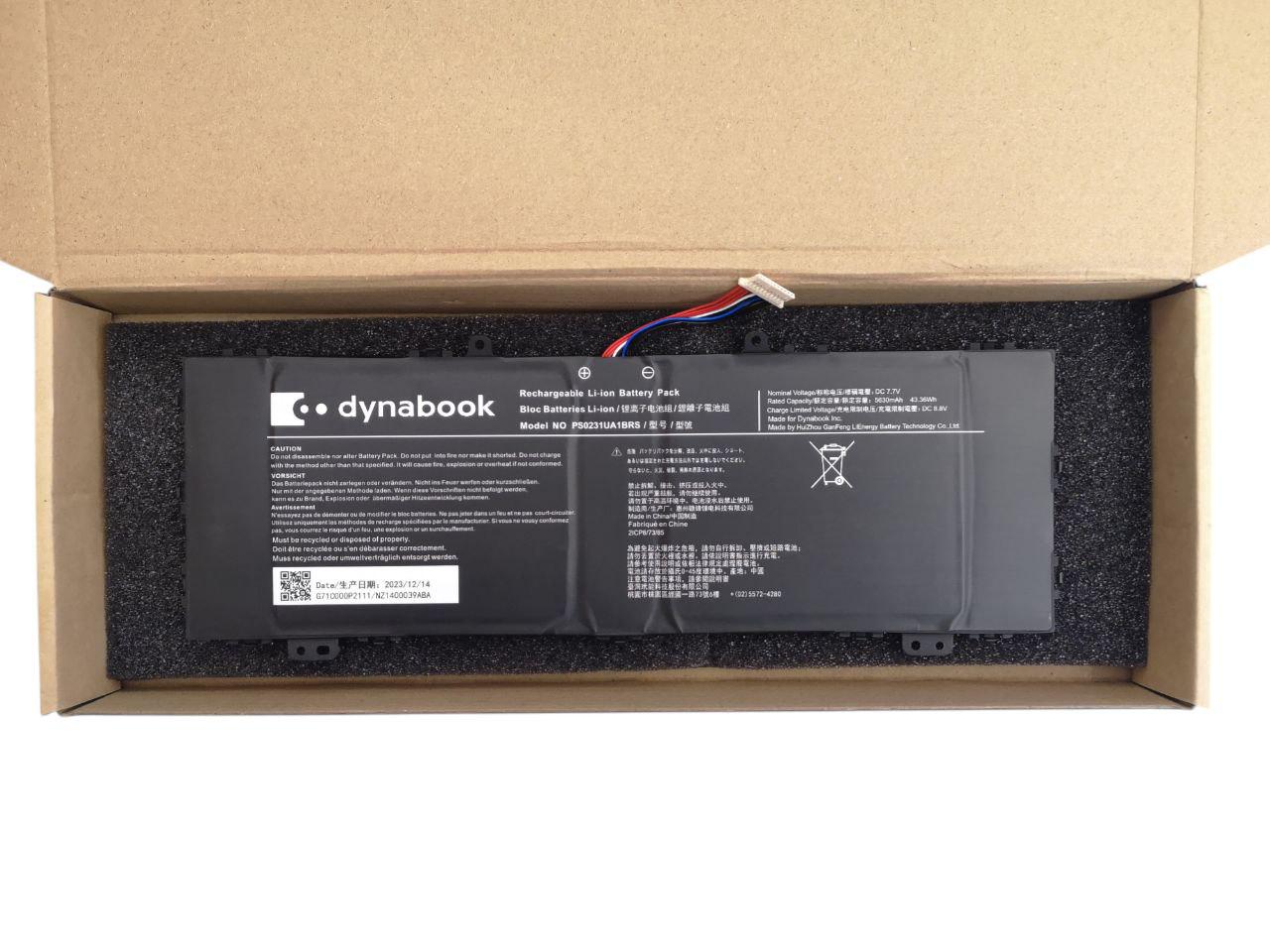 Акумулятор для Toshiba Dynabook PS0231UA1BRS 5630 mAh 43,36Wh (000012124)