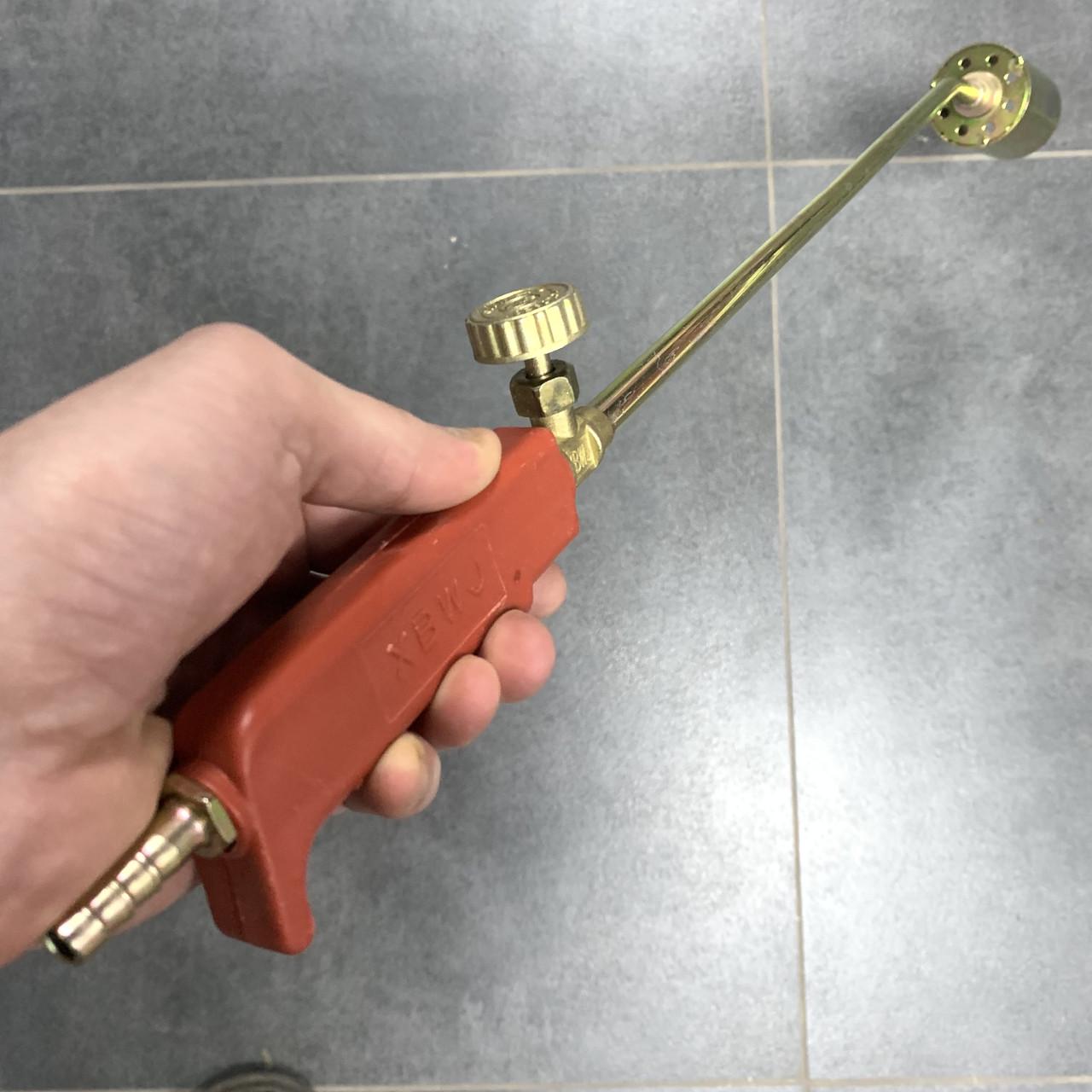 Газовая горелка для смоления с регулятором 700 мм сопло Ø50 мм х 100 мм - фото 8 Газовая горелка для смоления с регулятором 700 мм сопло Ø50 мм х 100 мм - фото 8