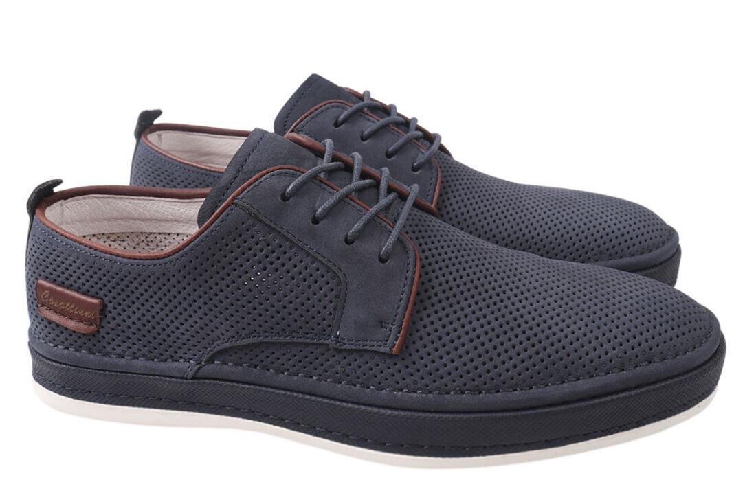Туфли мужские Cosottinni нубук р. 40 Синий (340-21LTCP)