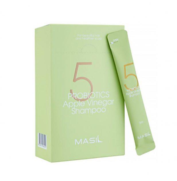 Шампунь от перхоти с яблочным уксусом Masil 5 Probiotics Apple Vinegar Shampoo 8 мл - фото 2