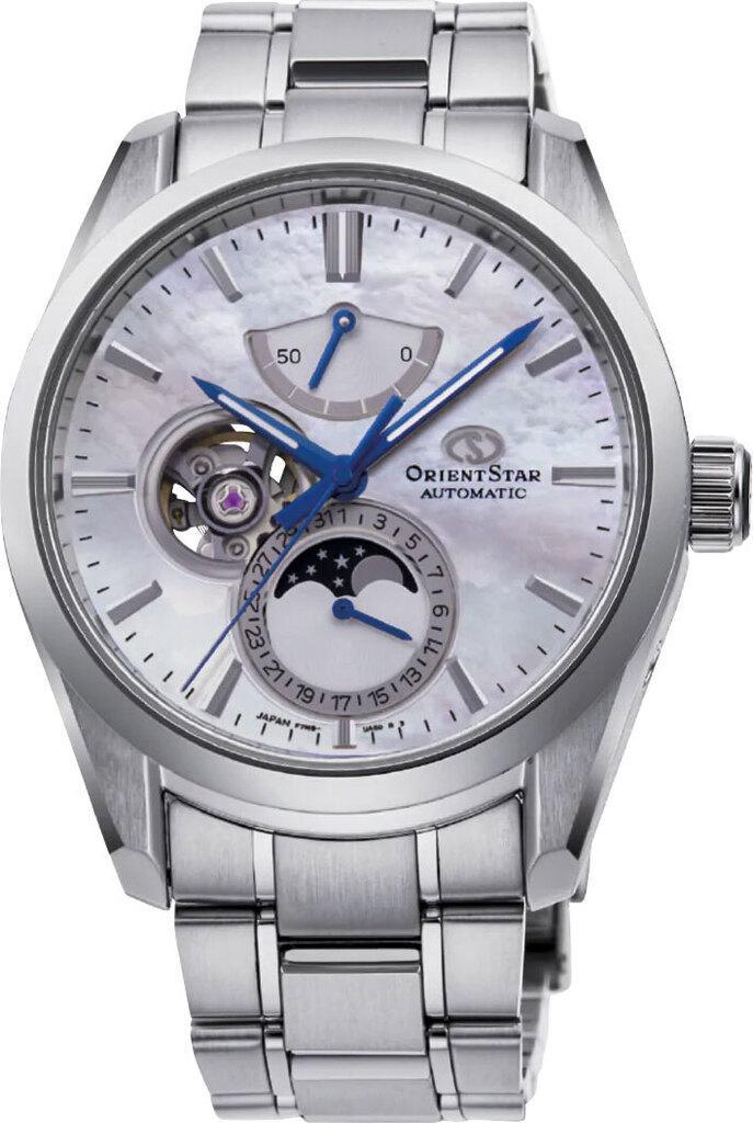 Наручний годинник чоловічий Orient Star RE-AY0005A00B з сталевим корпусом/сапфіровим склом WR 100 м Перламутровий (3124788971)