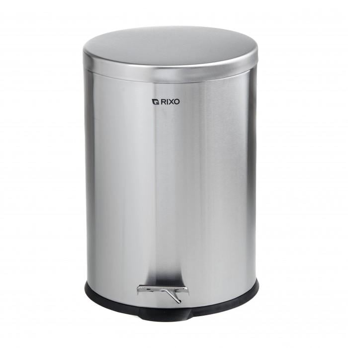 Ведро для мусора с педалью RIXO Solido нержавеющая сталь 20 л (PB220S) Ведро для мусора с педалью RIXO Solido нержавеющая сталь 20 л (PB220S)