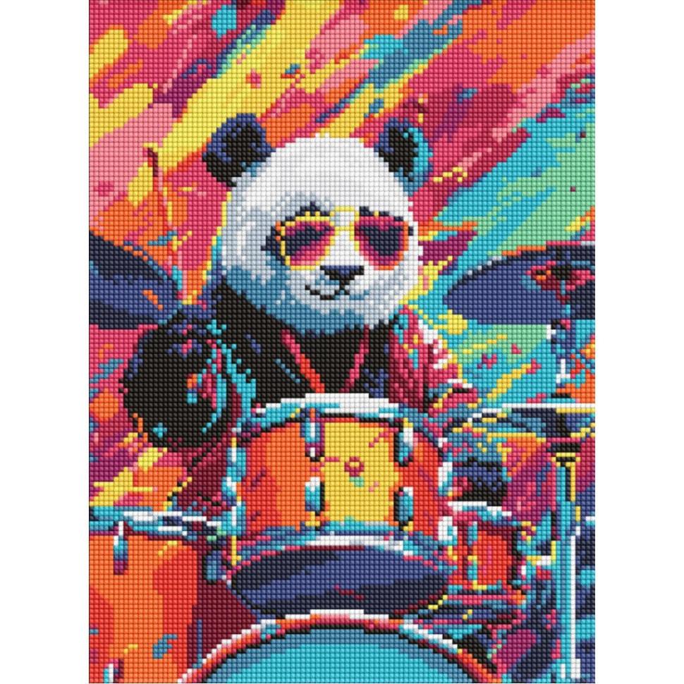 Алмазная мозаика Ideyka Барабанщик 30x40 см (AMO8055)