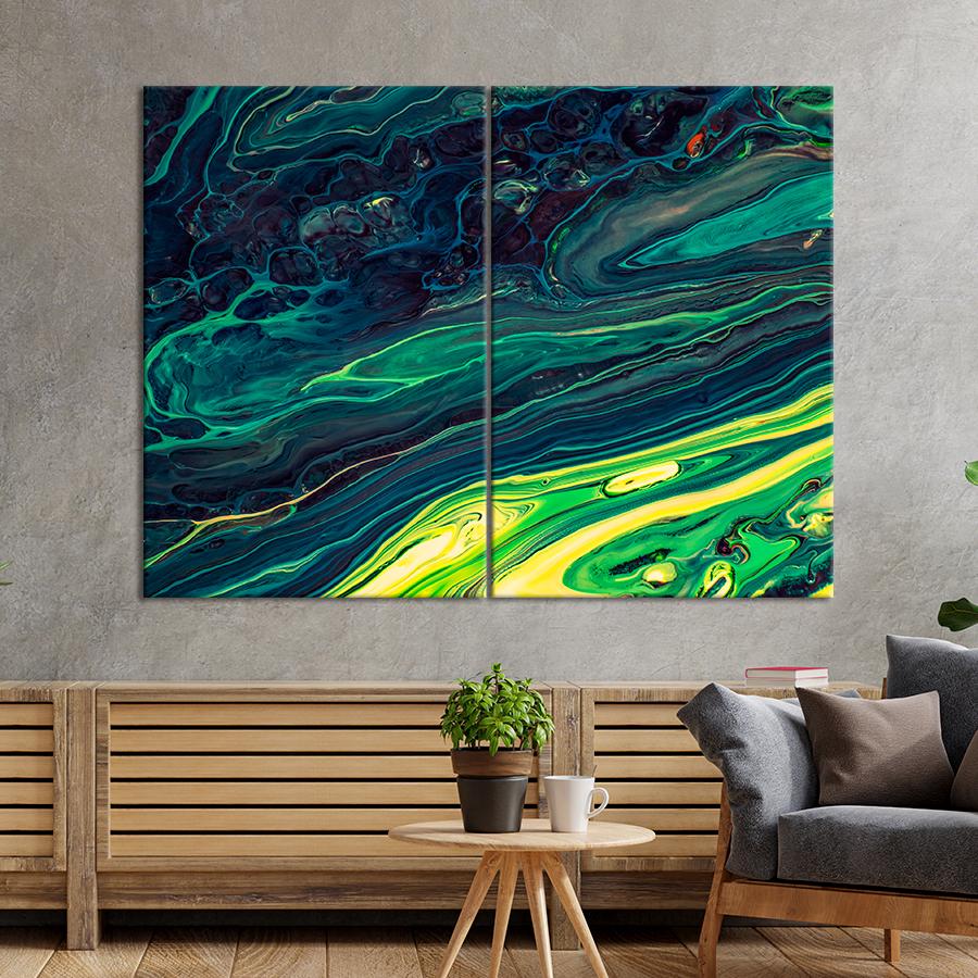 Картина Абстрактна барвиста поверхня 71x51 см (A894-2)