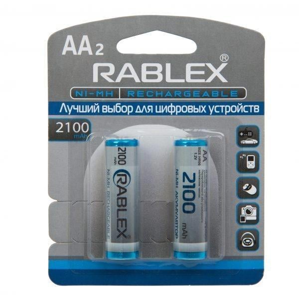 Аккумуляторная батарея Rablex HR6 AA NI-MH 2100 mAh 2 шт. (30151121ER)