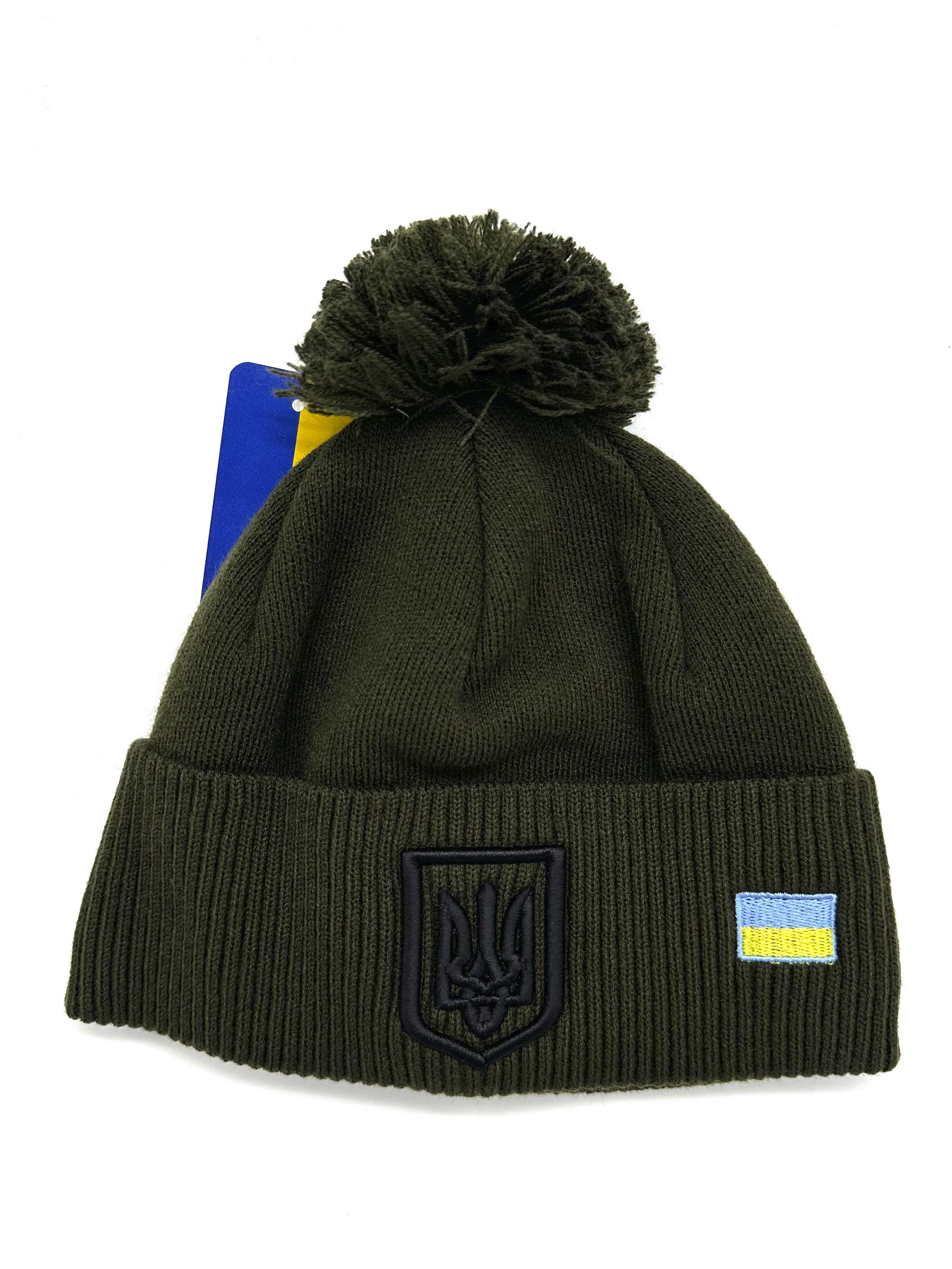 Шапка Слава Украине Зеленый (UA-0032-66)